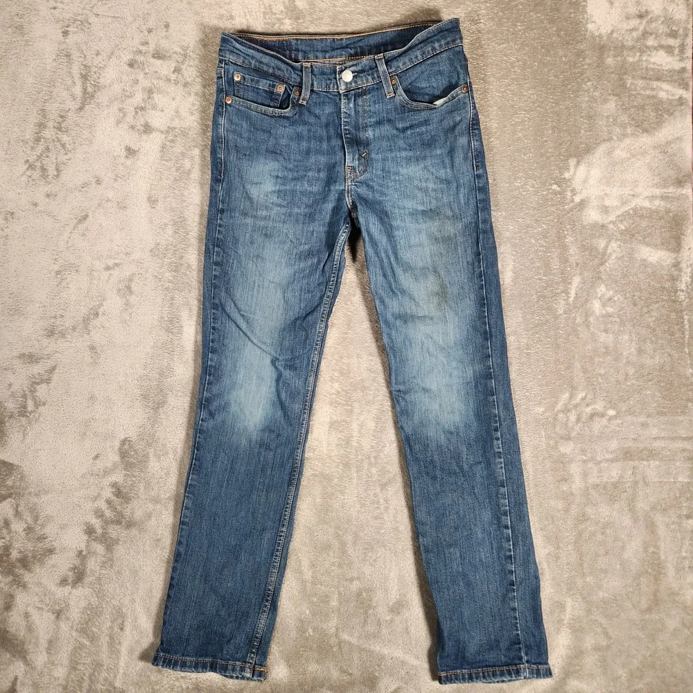 Levi's 511 Jeans Men's 30X30 Blue Slim Fit Blue Denim Pants STAIN